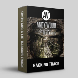 Andy Wood - Caught Between the Truth and a Lie backing track product box