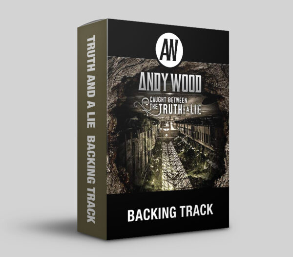 Andy Wood - Caught Between the Truth and a Lie backing track product box